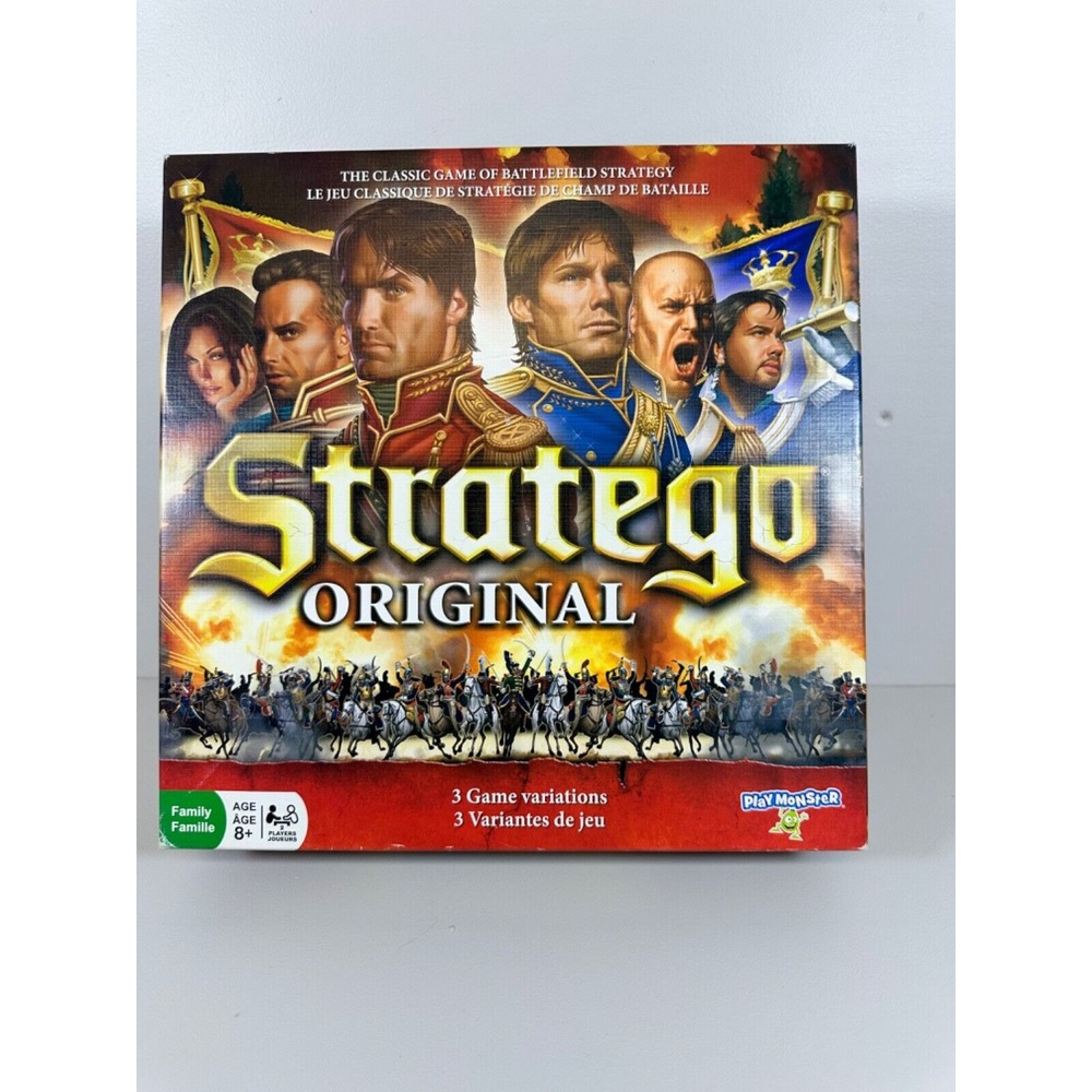 Play‎ Monster 2016 Stratego Original Board Game 82/82 Pieces W/Out Instructions
